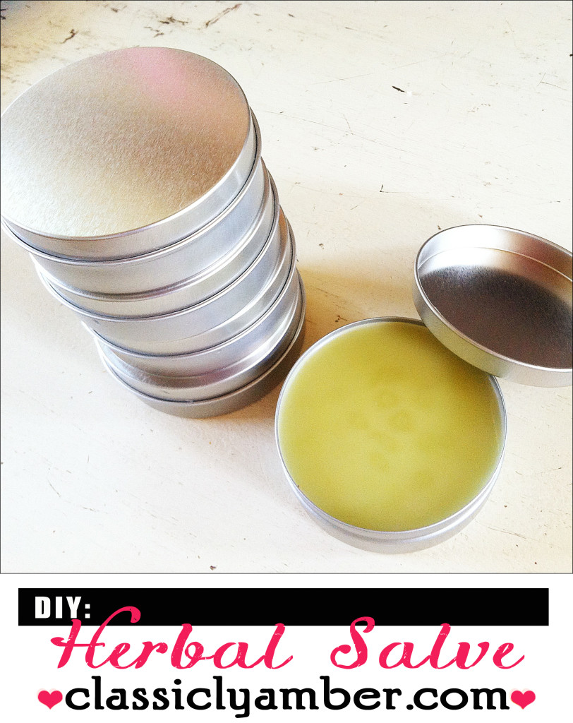 DIY Herbal Salve ClassiclyAmber ClassiclyAmber